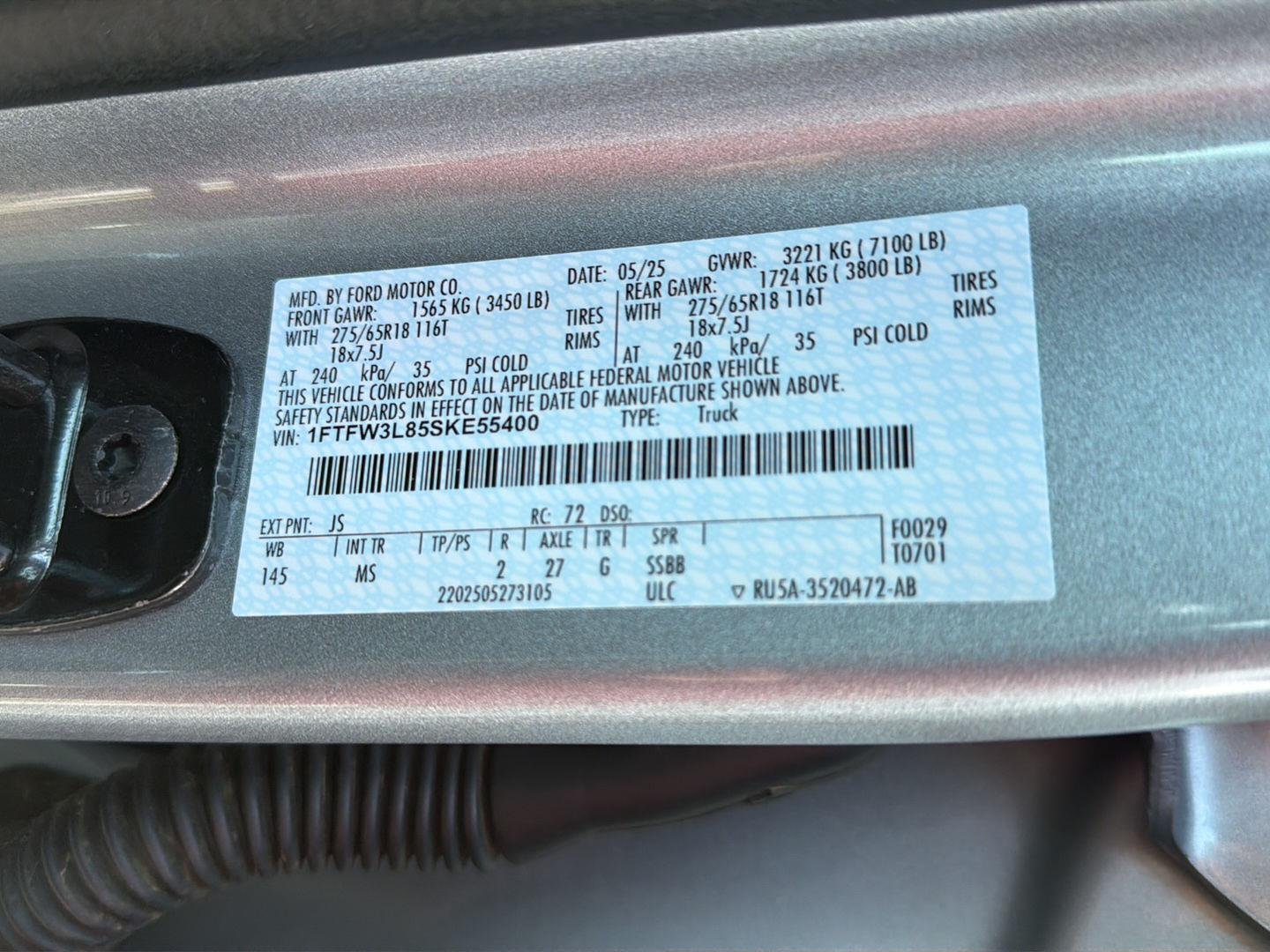Used 2025 Iconic Silver Ford XLT image 39