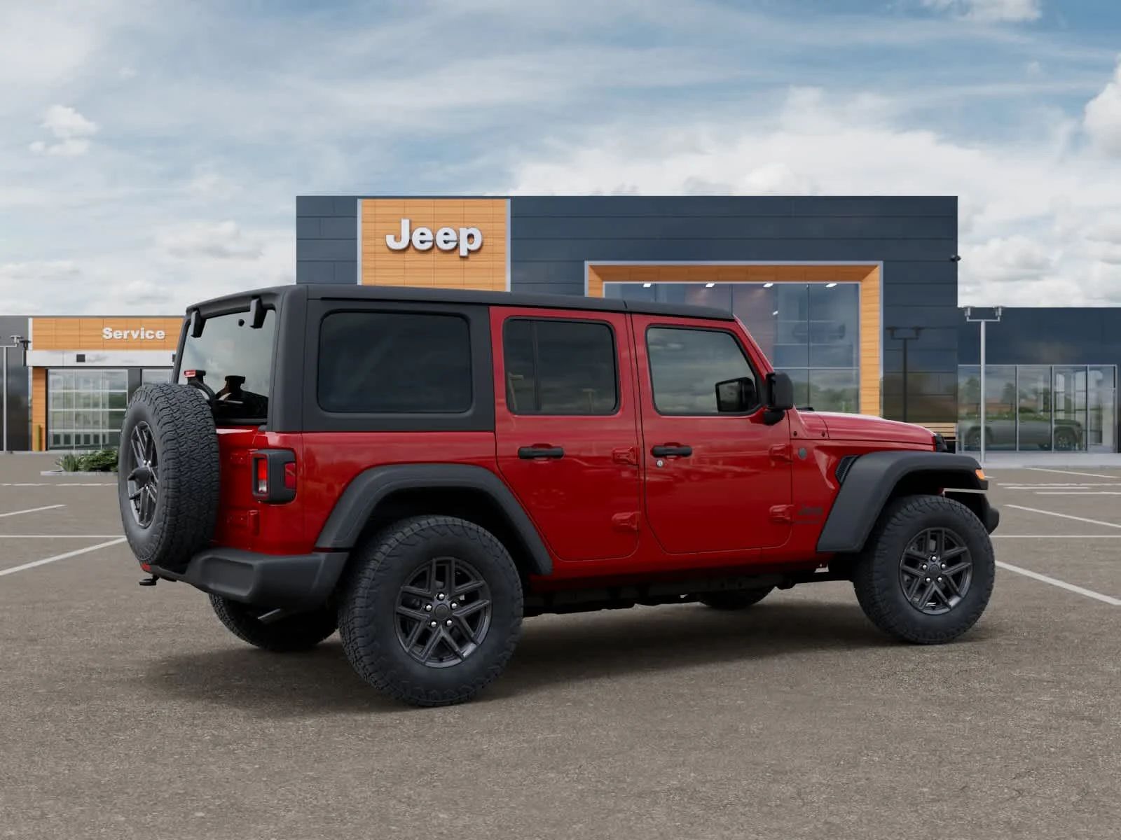New 2026 Firecracker Red Clearcoat Jeep Sport S image 4