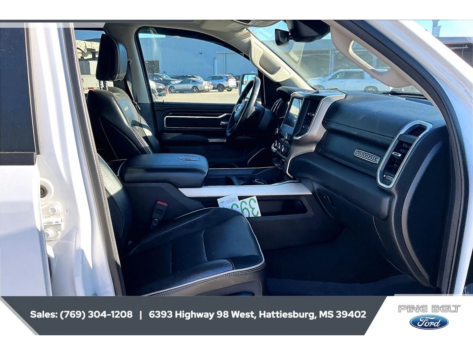 Used 2022 Bright White Clearcoat Ram Laramie image 6