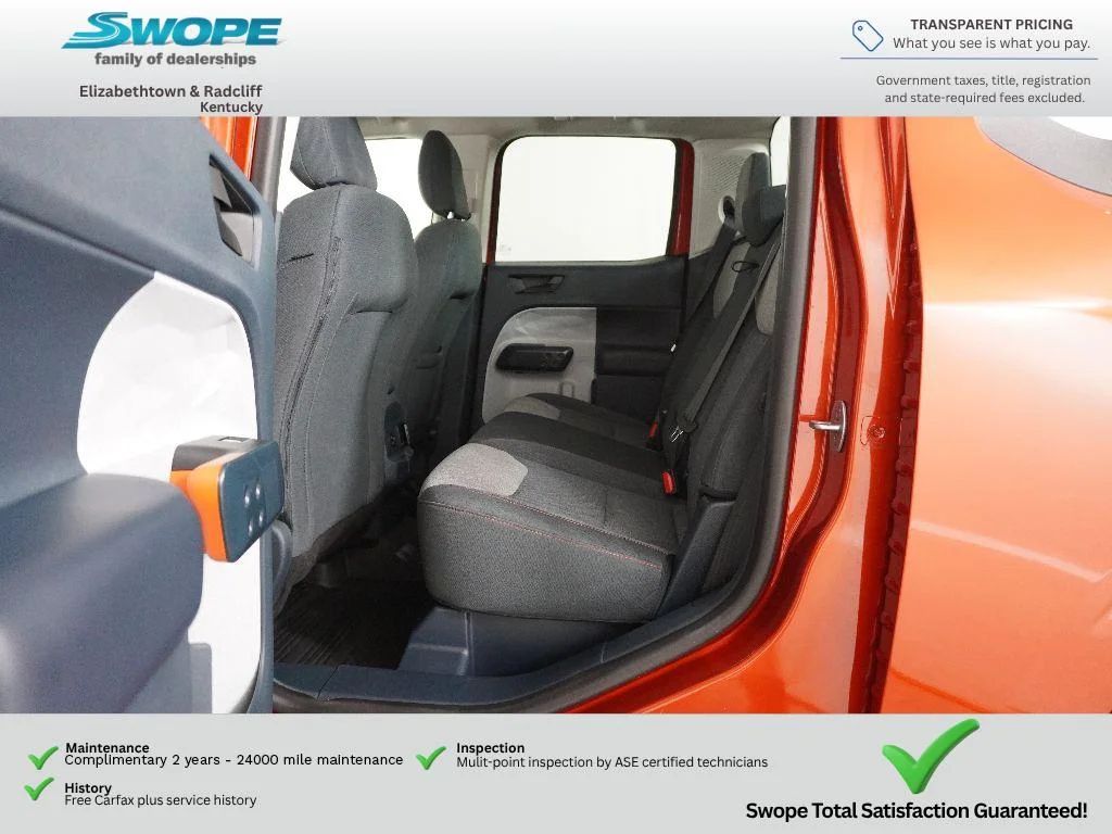 Used 2024 Hot Pepper Red Metallic Tinted Clearcoat Ford XLT image 16