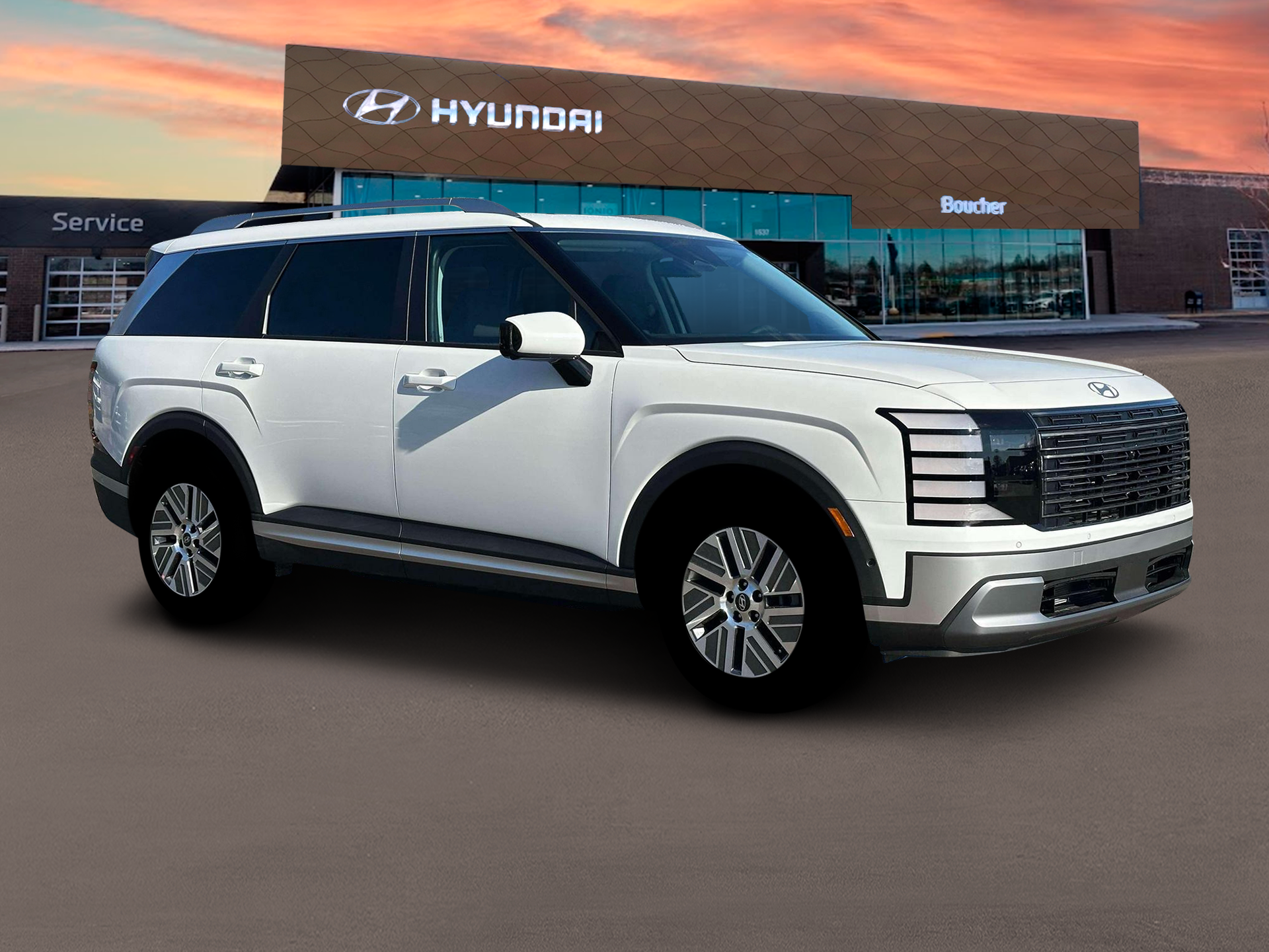 New 2026 Creamy White Pearl Hyundai SEL Premium 7P image 10