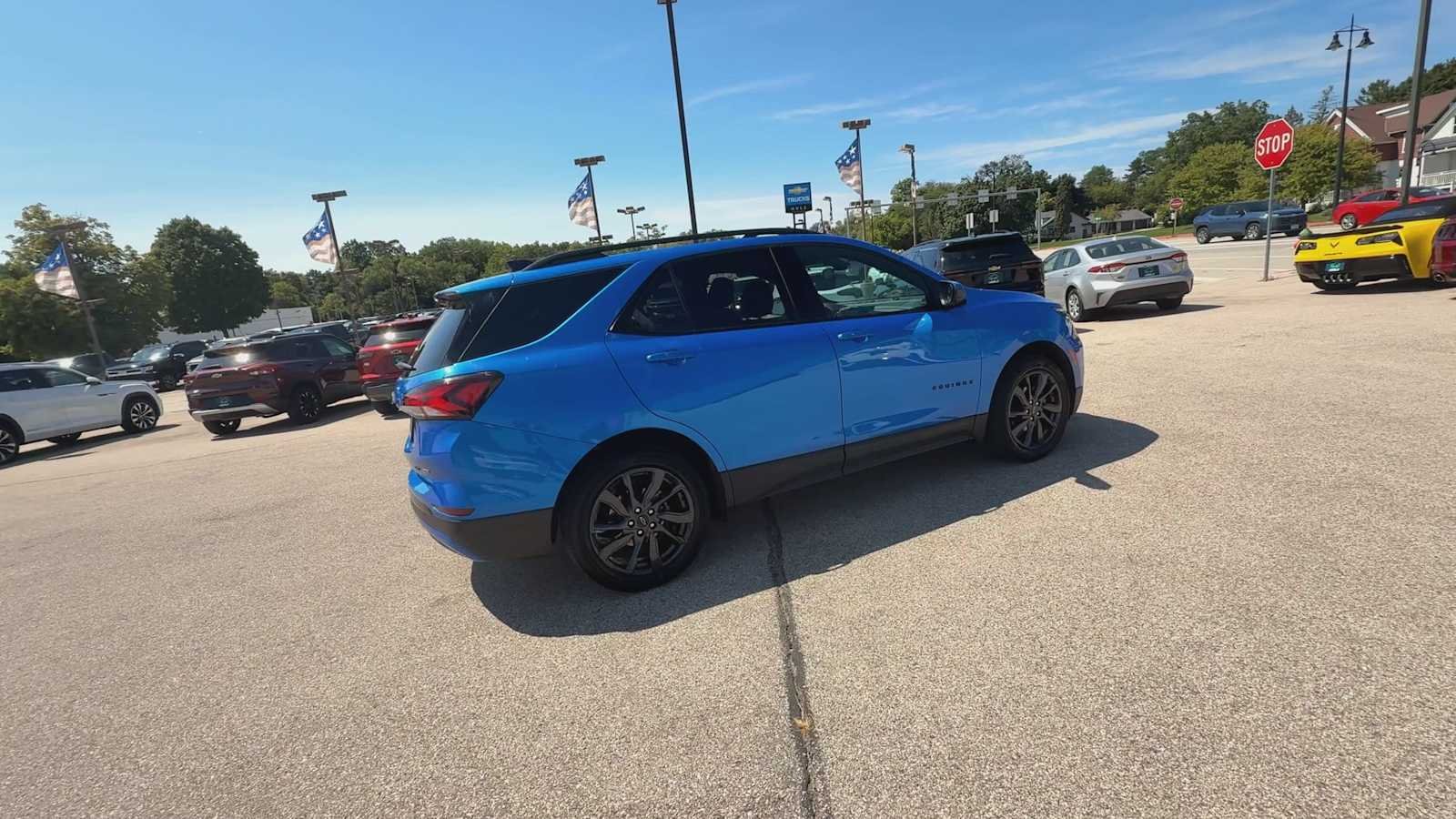 Certified Used 2024 Riptide Blue Metallic Chevrolet RS image 8