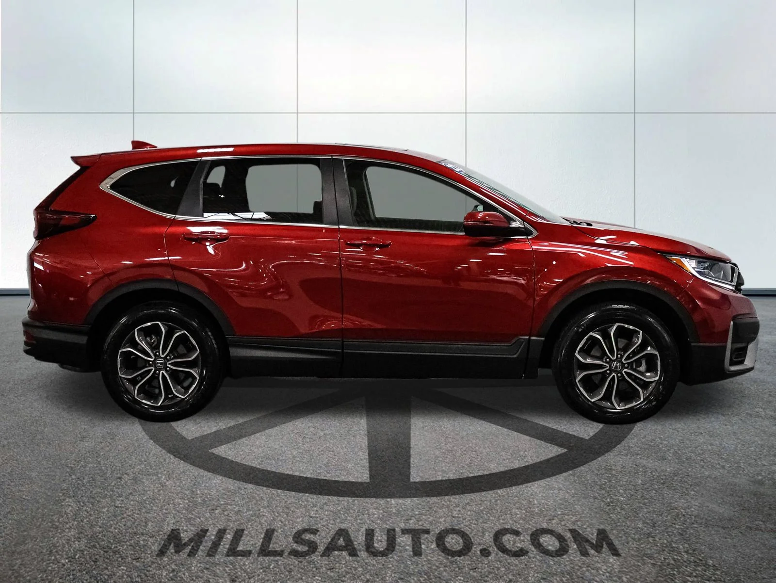 Certified Used 2022 Radiant Red Metallic Honda AWD EX image 9