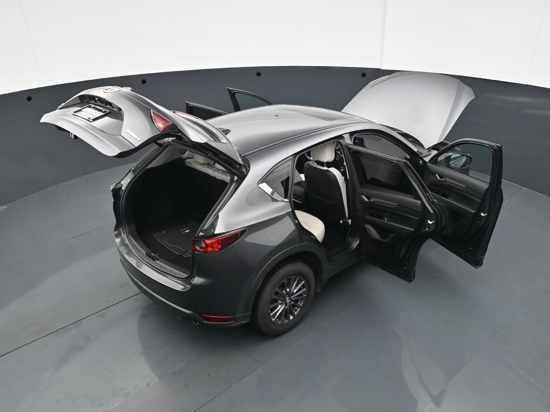 Used 2021 Machine Gray Metallic Mazda Touring AWD image 43