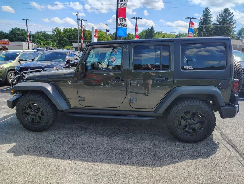 Used 2015 Green Jeep Unlimited Willys image 8