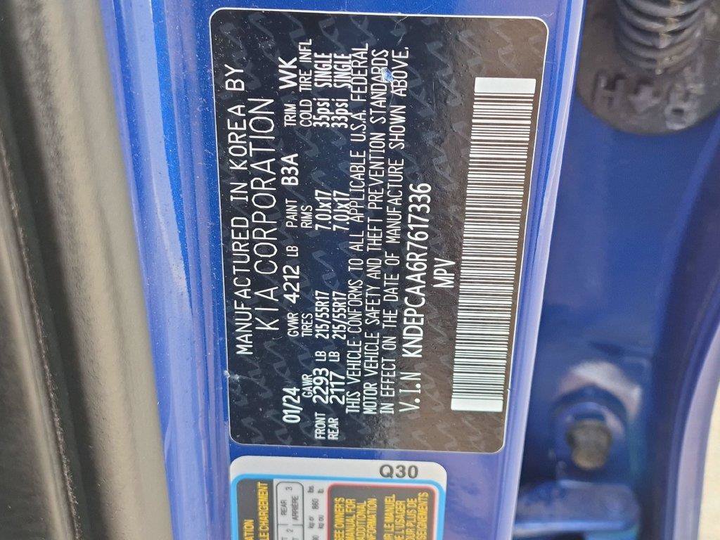 Used 2024 Blue Kia LX image 25