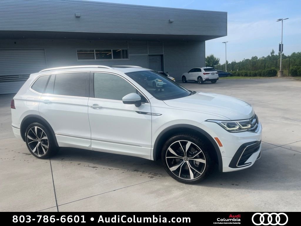 Used 2022 White Volkswagen 2.0T SEL R-Line image 1
