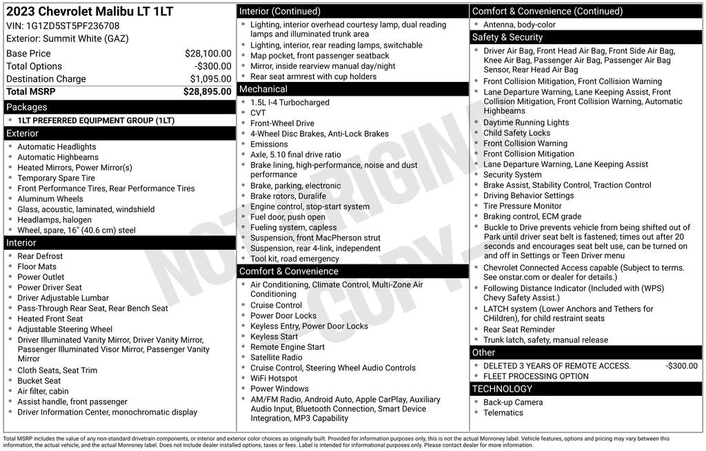Used 2023 White Chevrolet LT image 54