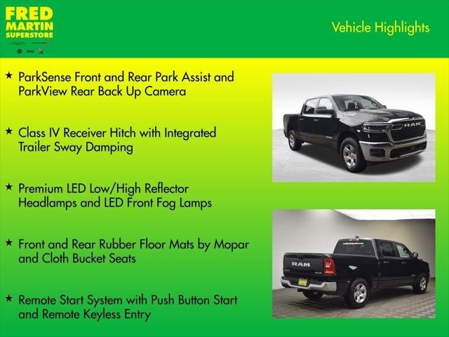 New 2026 Diamond Black Crystal Pearl-Coat Exterior Paint RAM BIG HORN image 14