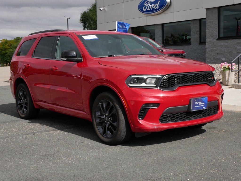 Used 2021 Dodge Durango GT Plus with VIN 1C4RDJDG1MC634592 for sale in Northfield, Minnesota
