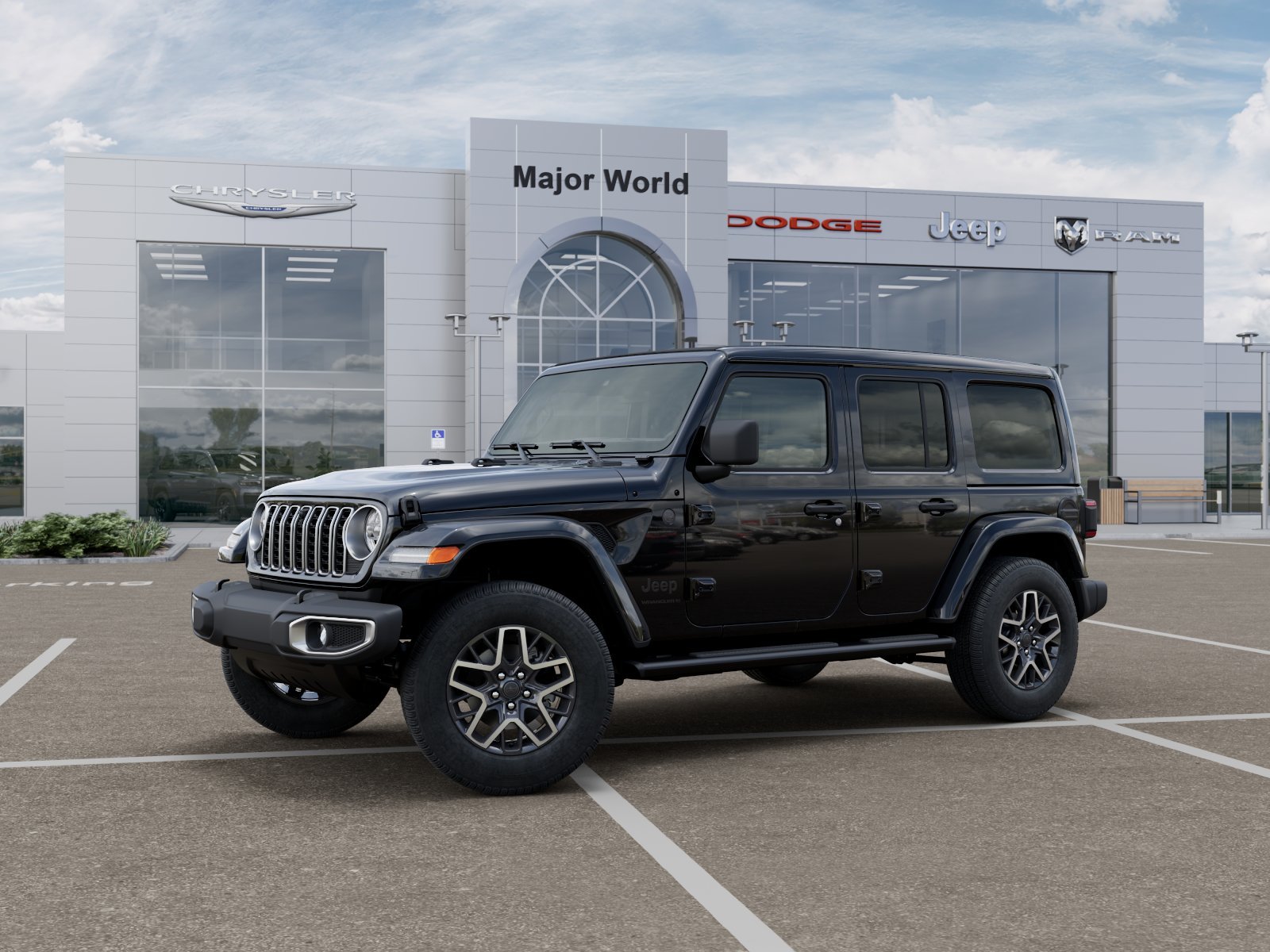 New 2026 Black Clear-Coat Exterior Paint Jeep Sahara image 2