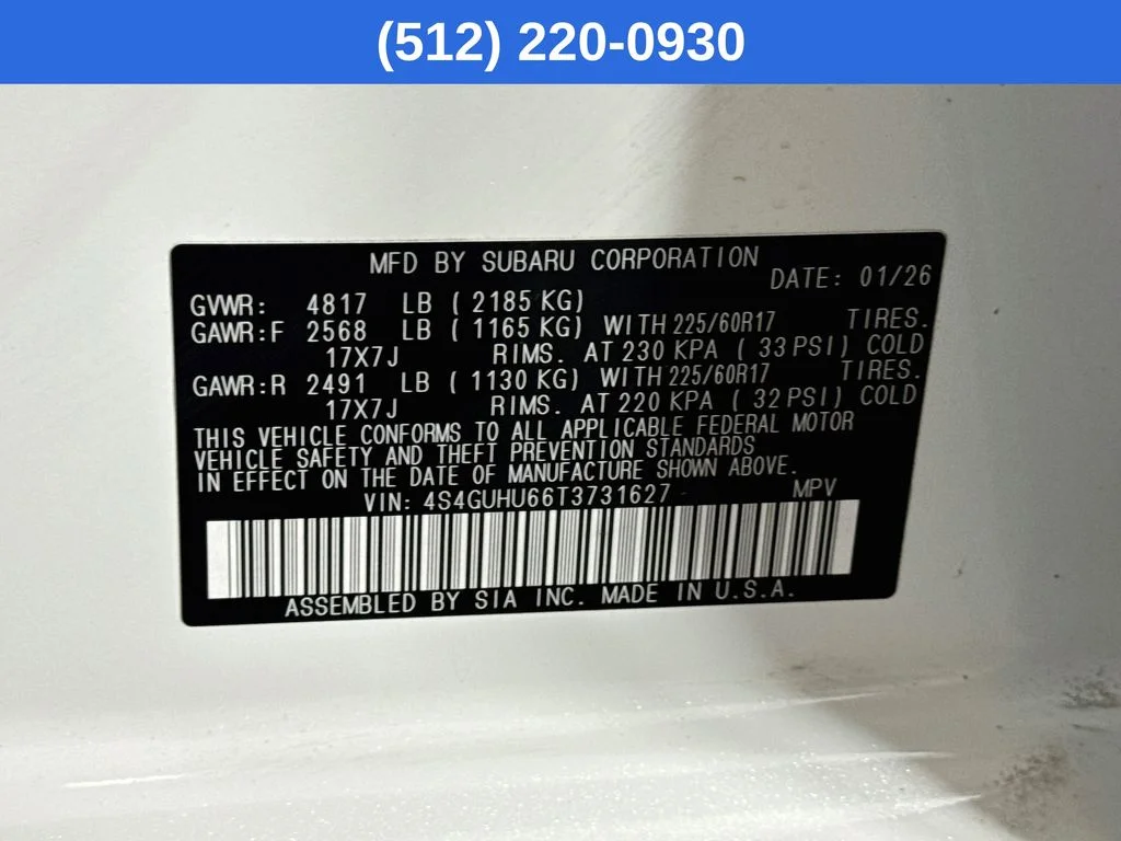 Used 2026 White Subaru Wilderness image 41