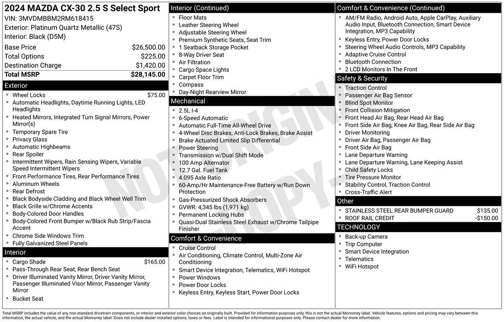 Used 2024 Silver Mazda 2.5 S Select Sport image 32