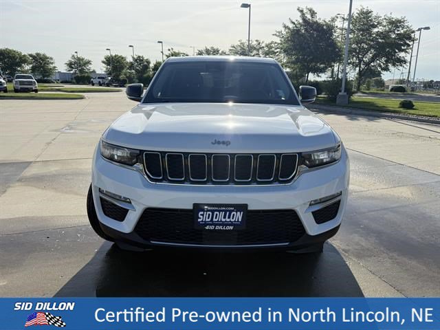 Used 2023 Bright White Clearcoat Jeep Limited image 4