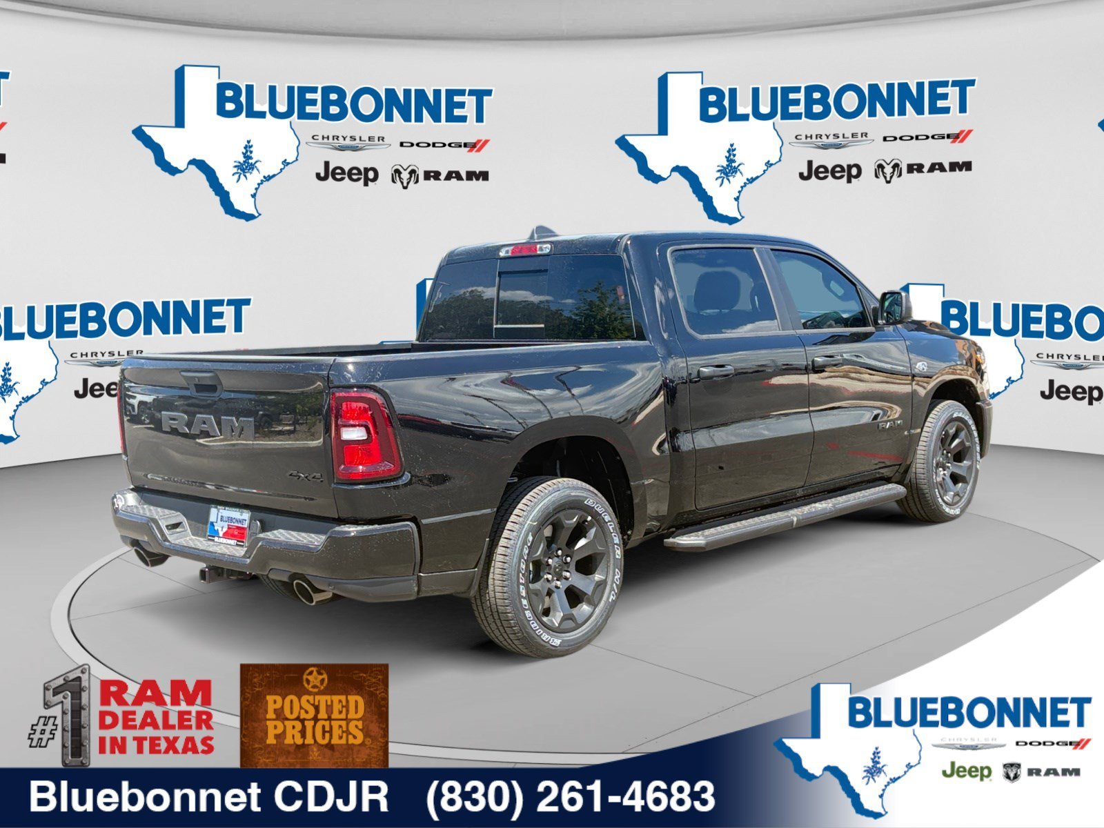 New 2026 Diamond Black Crystal Pearl-Coat Exterior Paint RAM Express image 5