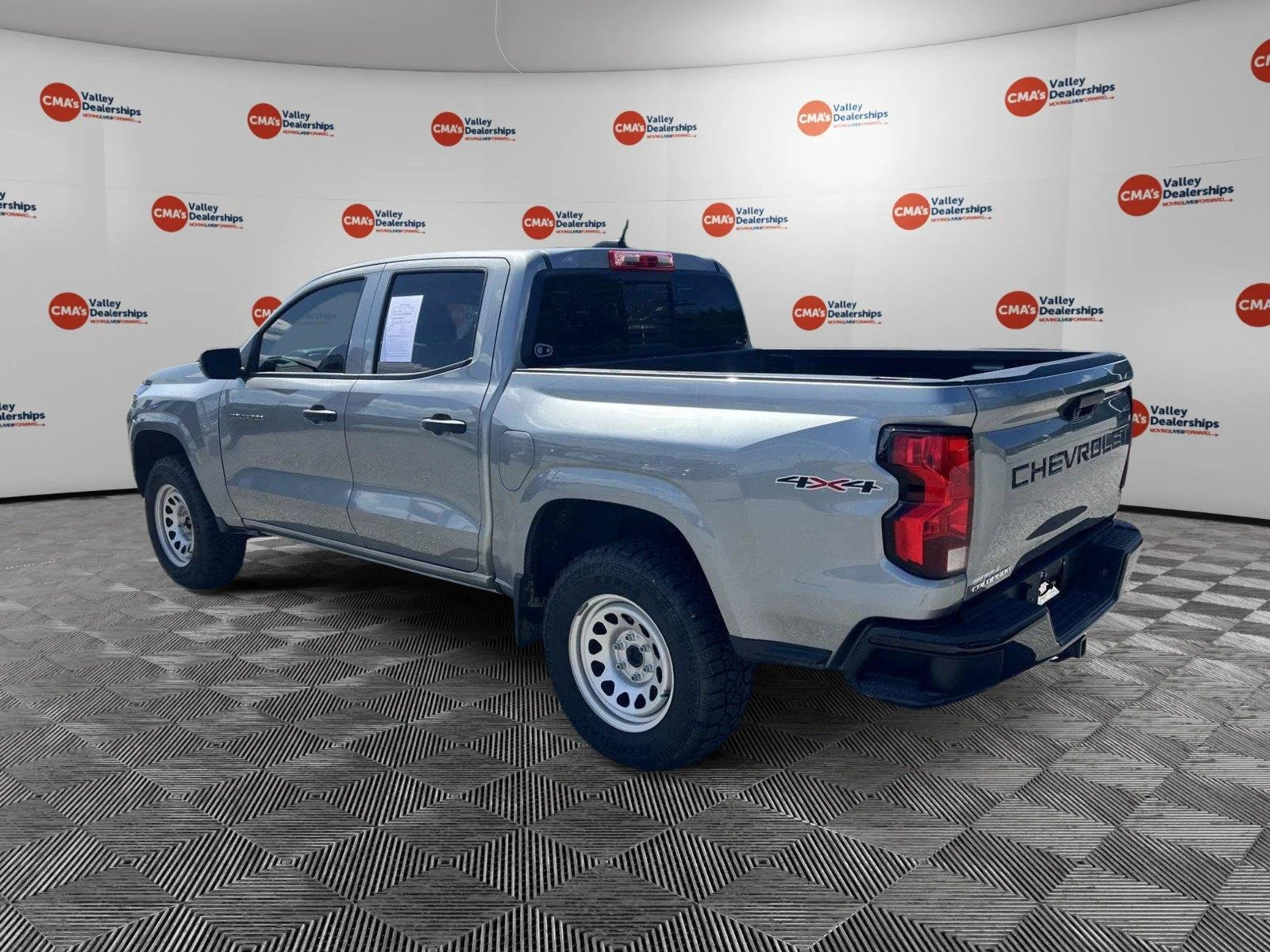Used 2024 Sterling Gray Metallic Chevrolet 4WD Work Truck image 3