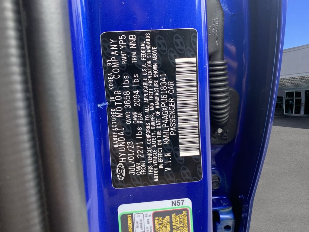 Used 2023 Intense Blue Hyundai Limited image 36