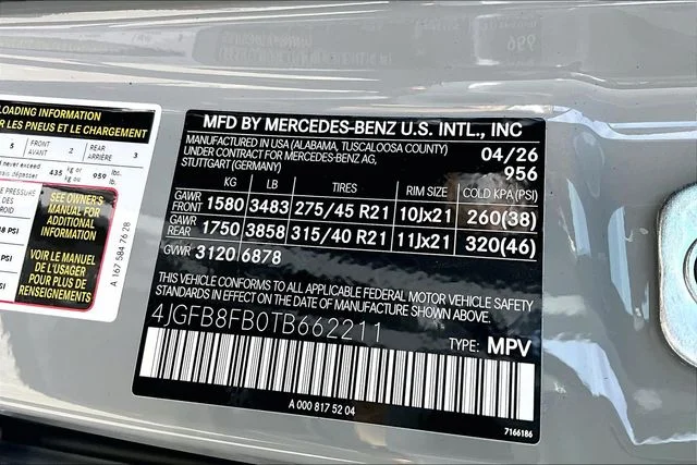 New 2026 Mercedes-Benz GLE GLE 580 4D Sport Utility 4MATIC