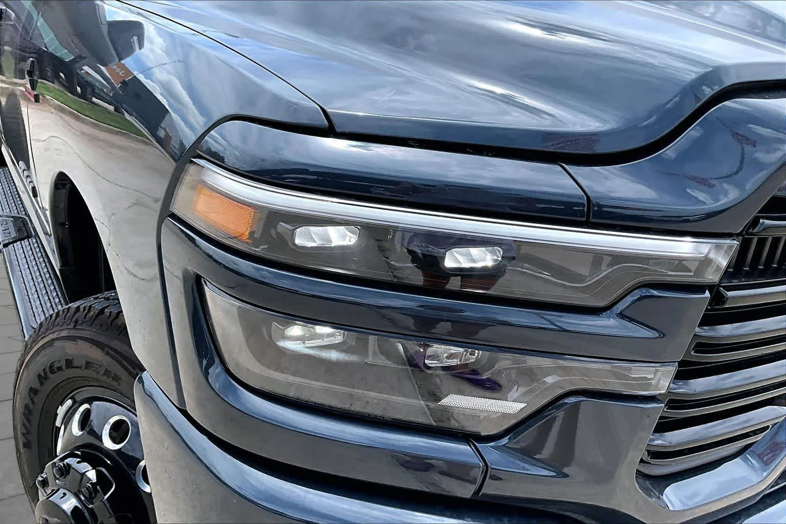 New 2026 Forged Blue Metallic Exterior Paint RAM Laramie image 14