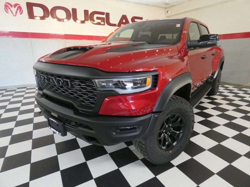 New 2026 Molten Red Pearl-Coat Exterior Paint RAM RHO 4x4 Crew Cab 5