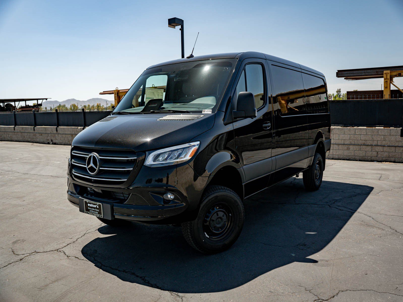 New 2026 Obsidian Black Metallic Mercedes-Benz 2500 Standard Roof I4 Diesel HO 144 AWD image 1