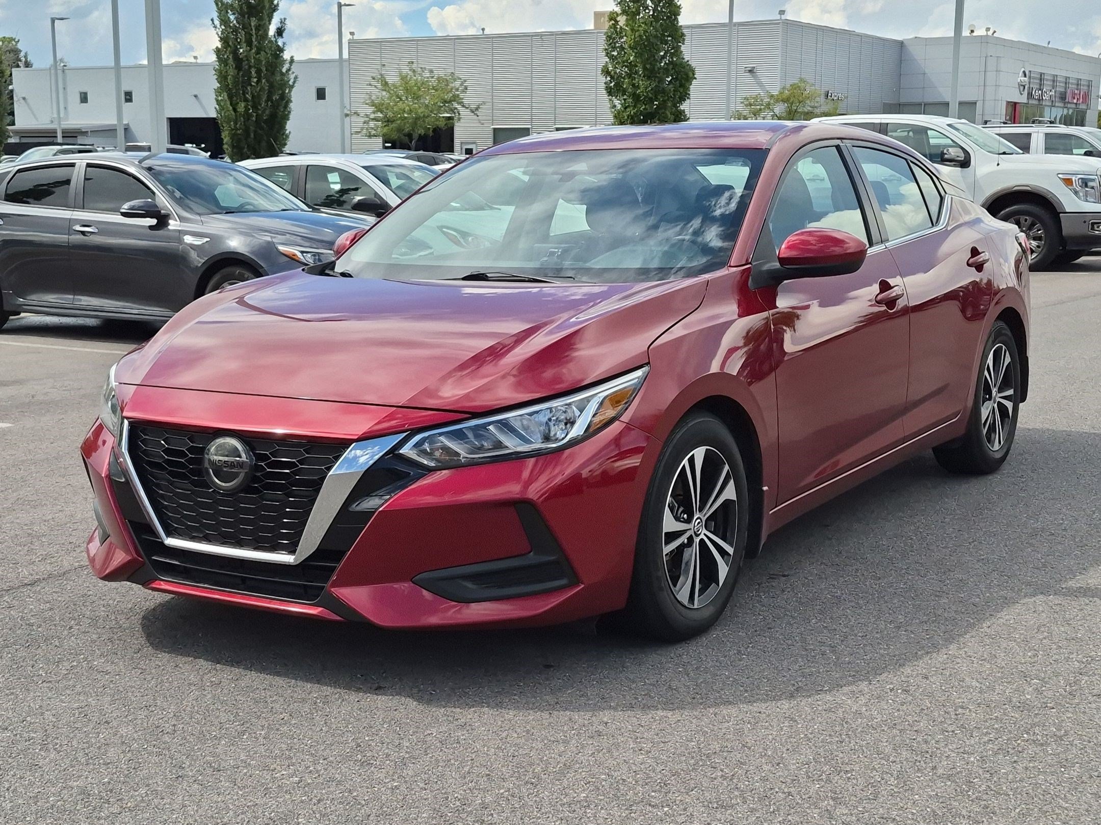 Used 2023 Scarlet Ember Tintcoat Nissan SV image 8