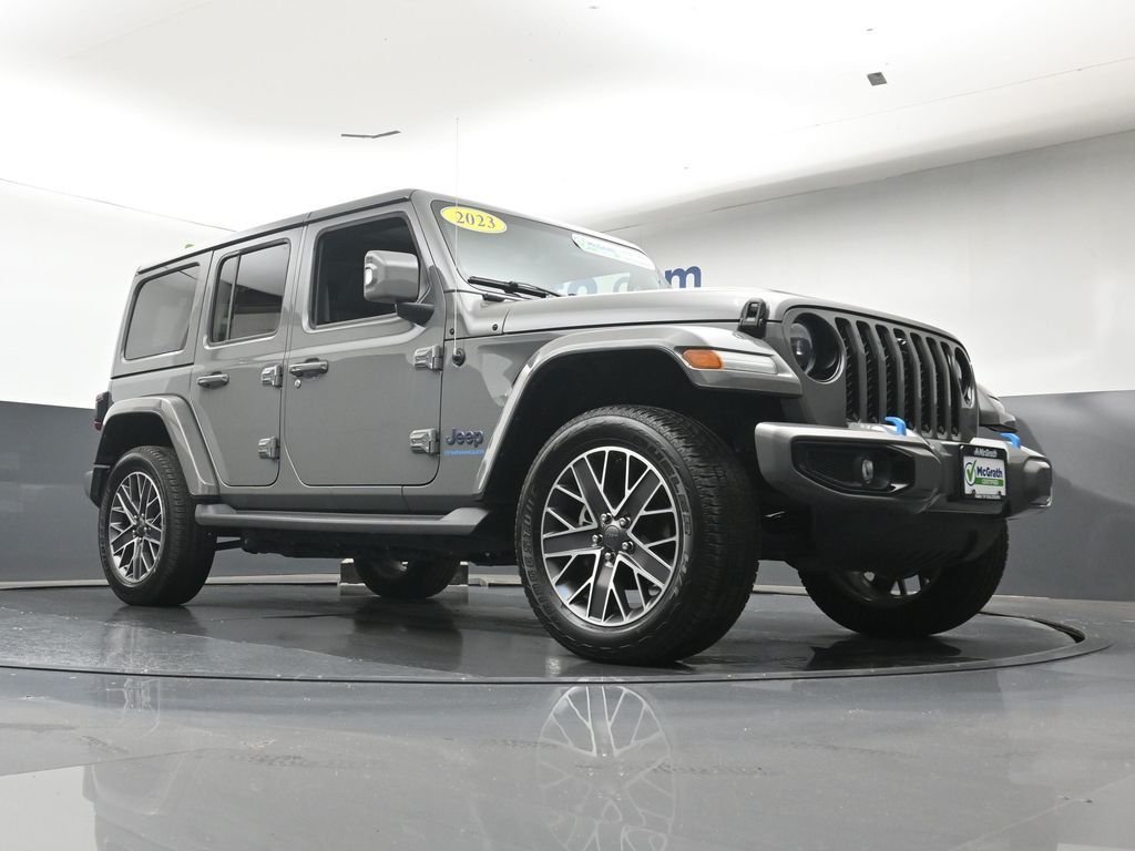 Used 2023 Gray Jeep Sahara 4xe image 26