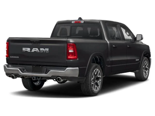Used 2025 Diamond Black Crystal Pearlcoat Ram Laramie image 2