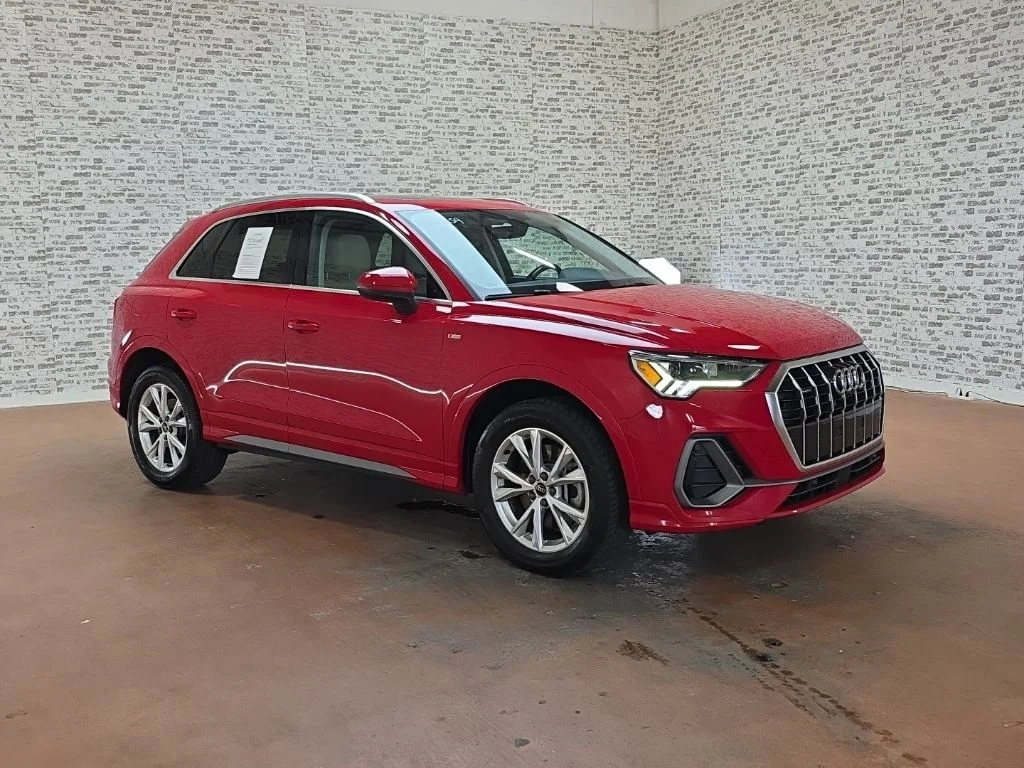 Used 2022 Tango Red Metallic Audi Premium Plus image 1