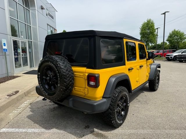 Used 2021 Yellow Jeep Unlimited Willys image 7