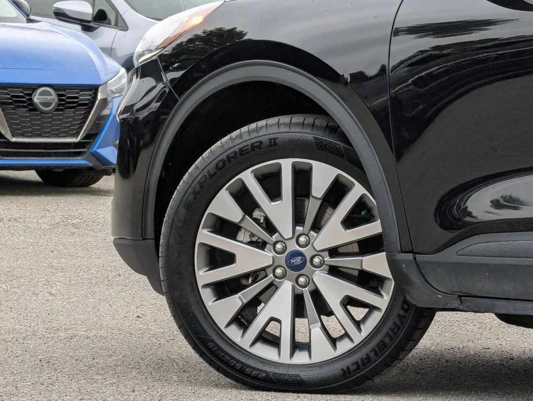 Certified Used 2022 Black Ford Titanium - - AWD - Handsfree Liftgate - Lane Keep - Fordpass Connect - Adaptive Cruise & More! image 9