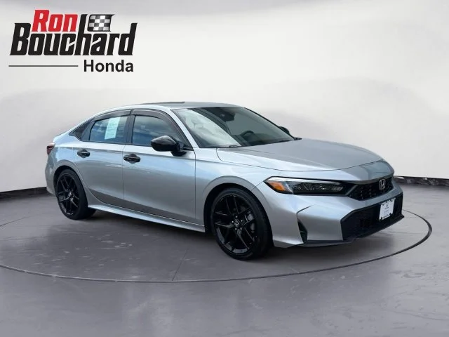 Certified Used 2025 Silver Honda Sport image 1