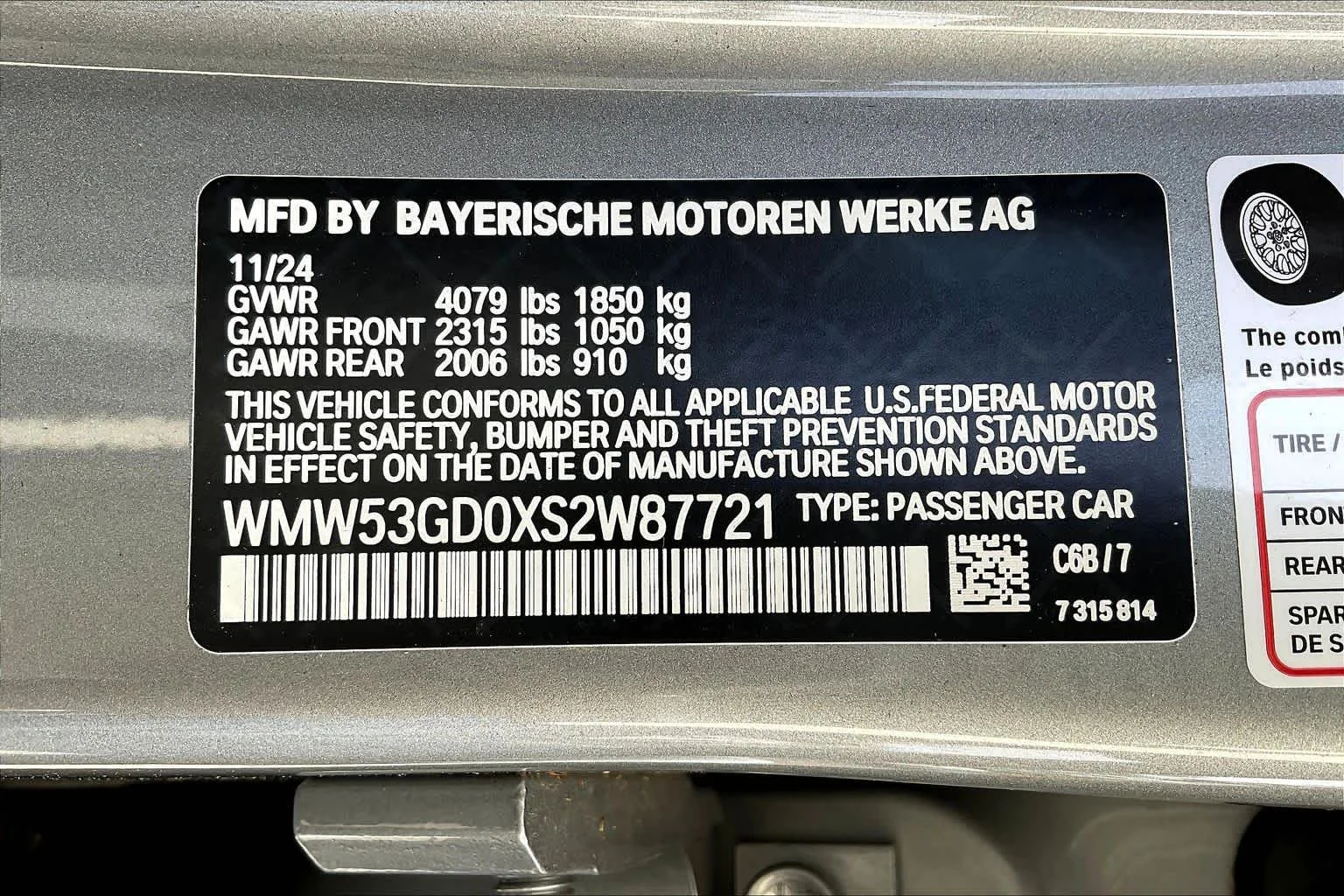 Used 2025 Melting Silver III Metallic MINI Cooper S image 38