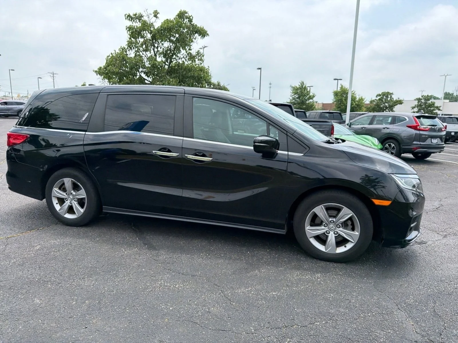 Used 2019 Crystal Black Pearl Honda EX image 12