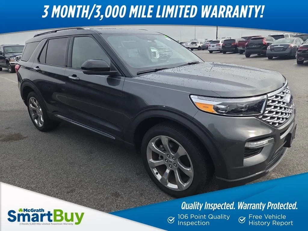 Certified Used 2020 Gray Ford Platinum image 1