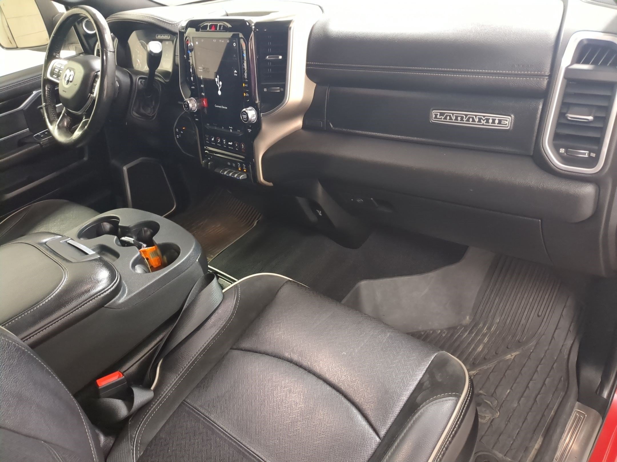 Used 2019 Flame Red Clearcoat Ram Laramie image 33