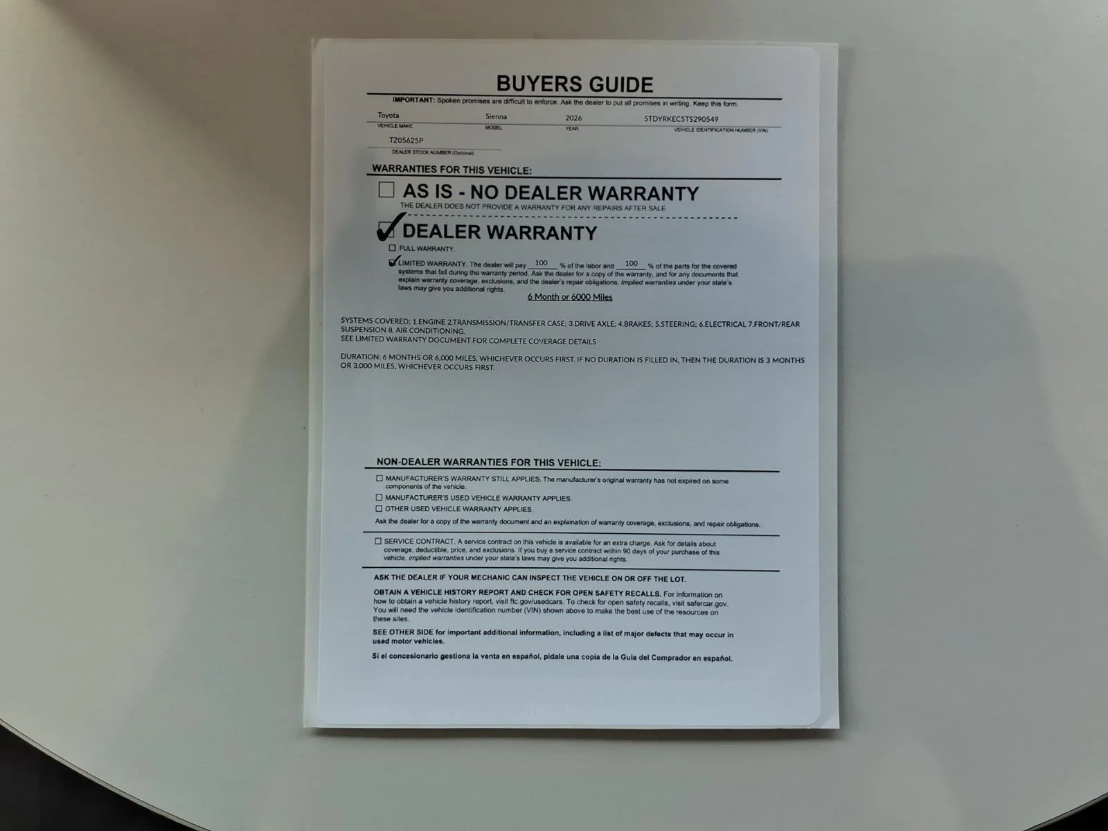 Certified Used 2026 Midnight Black Metallic Toyota XLE image 33