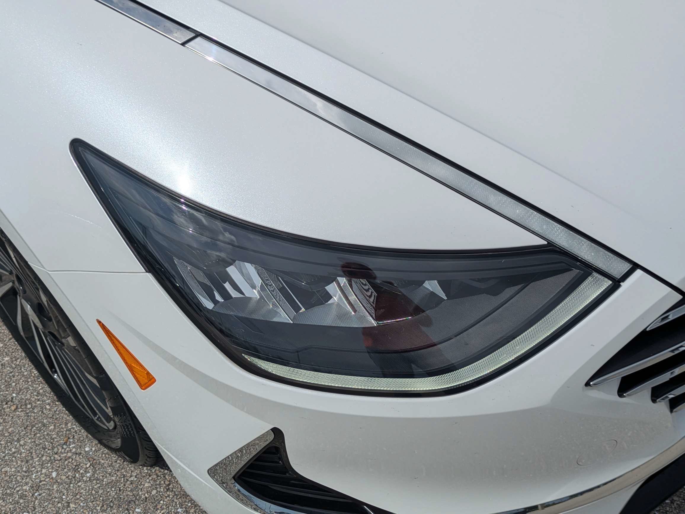 Used 2021 Hyper White Hyundai SEL image 10