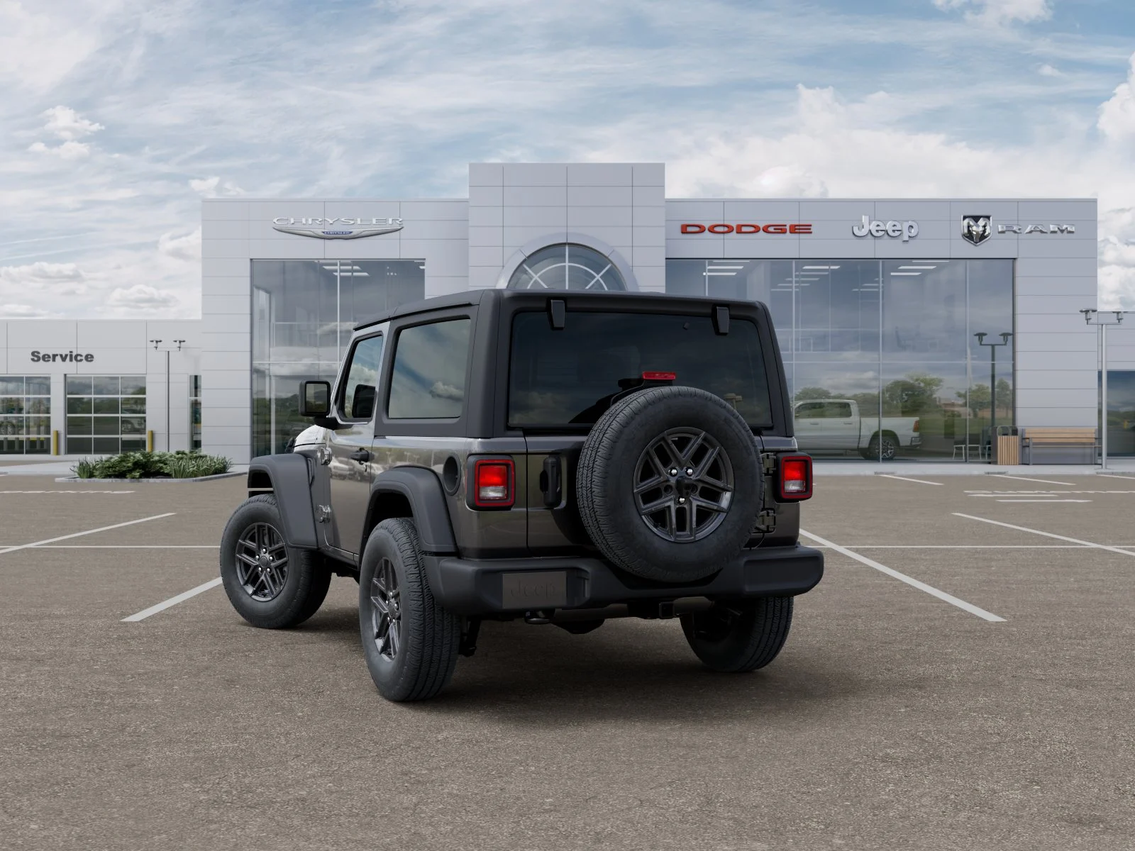 New 2026 Granite Crystal Metallic Clear-Coat Exterior Paint Jeep Sport image 30
