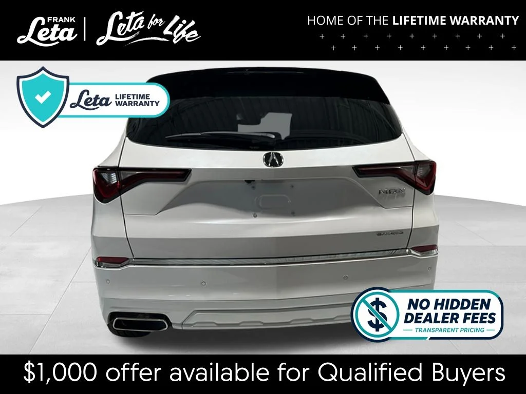 New 2026 Platinum White Pearl Acura Advance Package image 4
