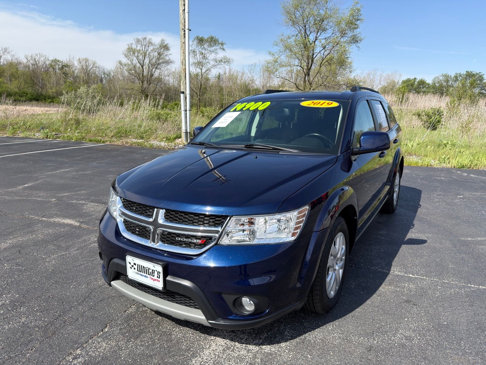Used 2019 Dodge Journey SE with VIN 3C4PDCBB7KT799008 for sale in Lima, OH