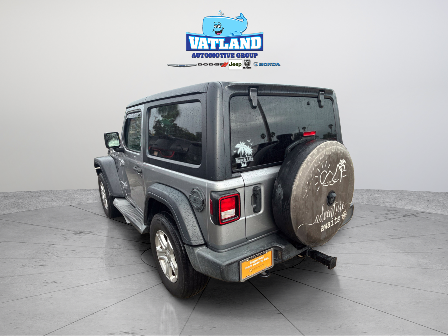 Used 2021 Silver Jeep Sport S image 3