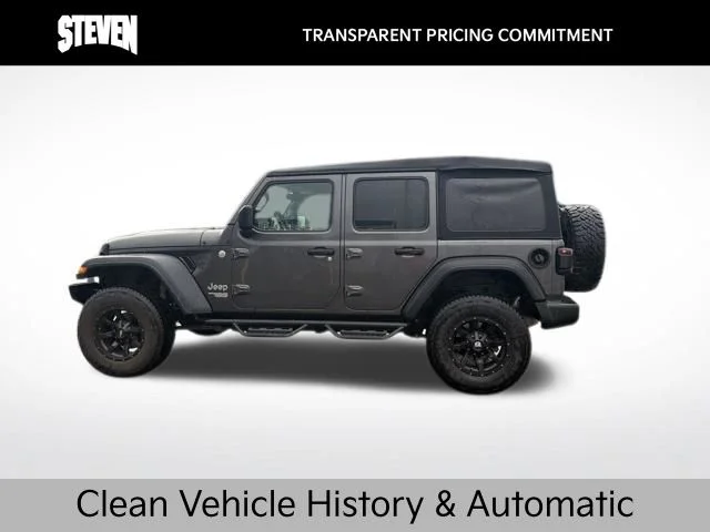 Used 2019 Gray Jeep Unlimited Sport S image 3