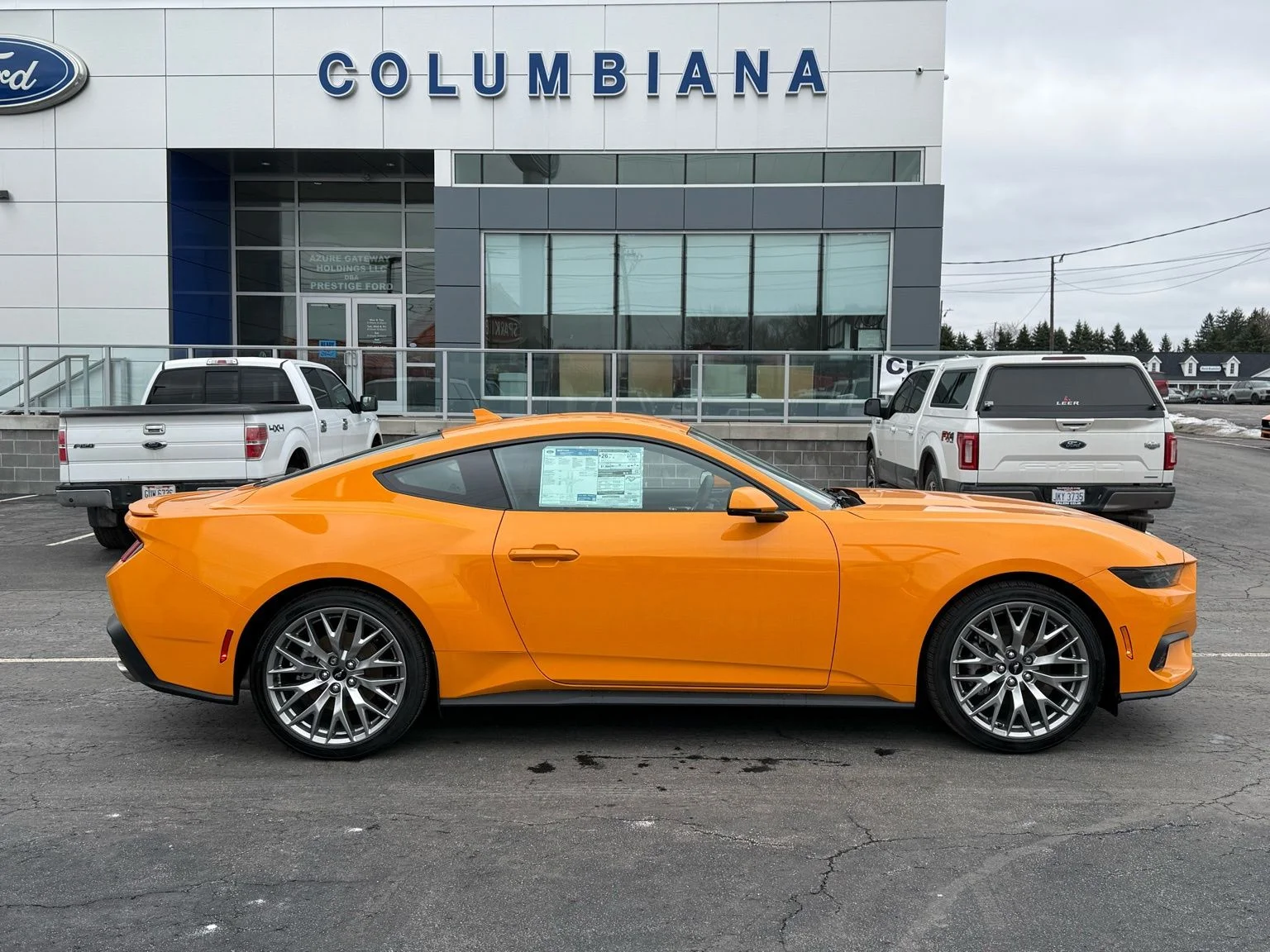 New 2026 Orange Fury Metallic Tri-coat Ford EcoBoost® Premium Fastback image 13