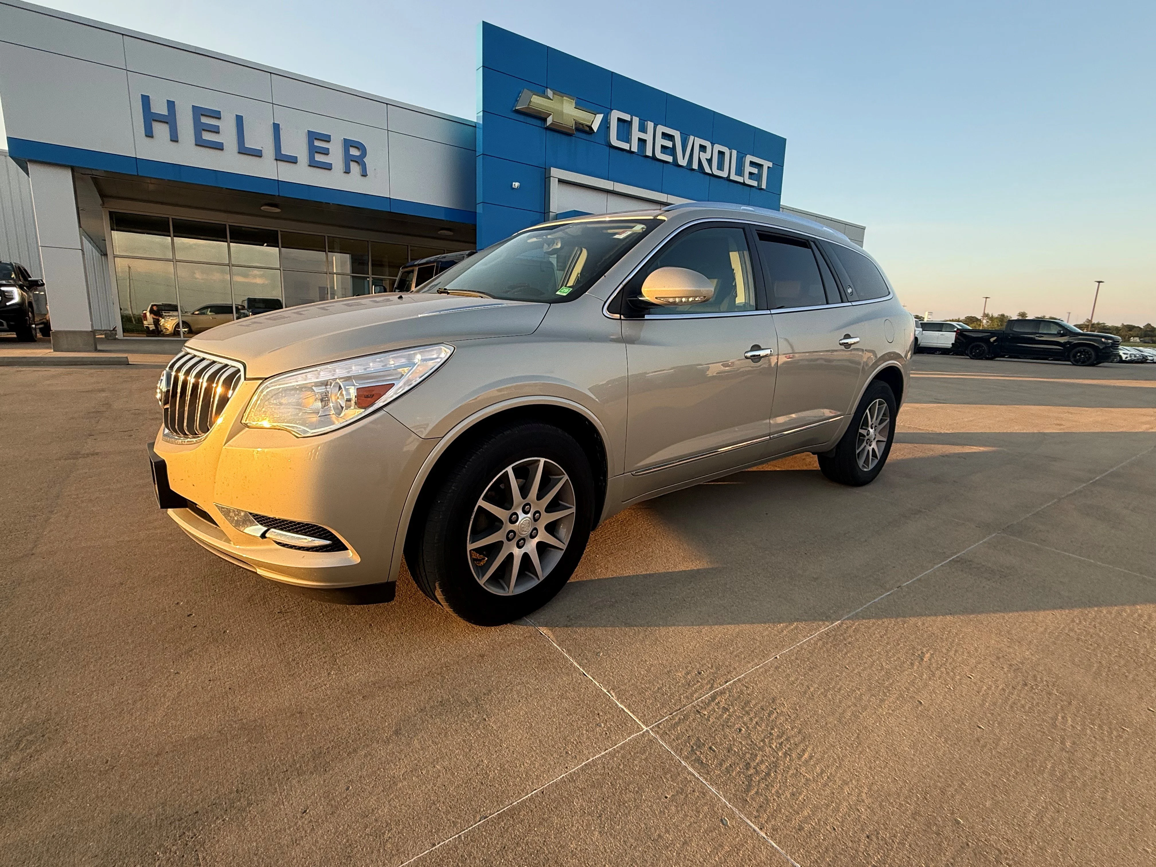 Used 2015 Champagne Silver Metallic Buick Leather image 3
