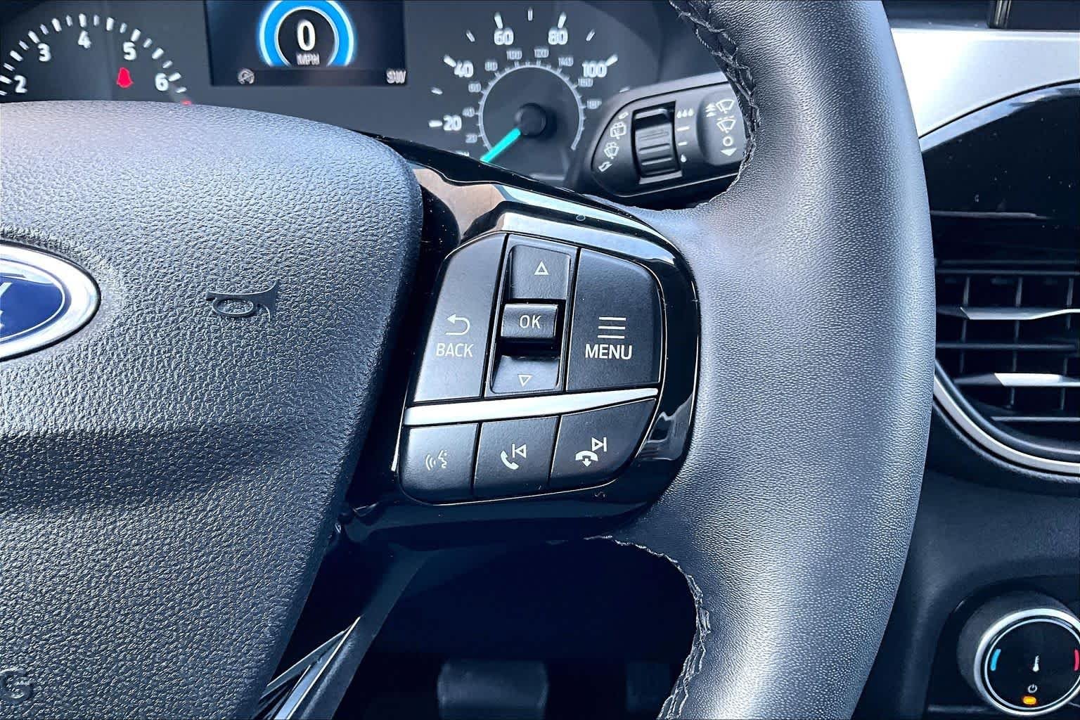 Used 2022 Iced Blue Silver Ford SE image 25