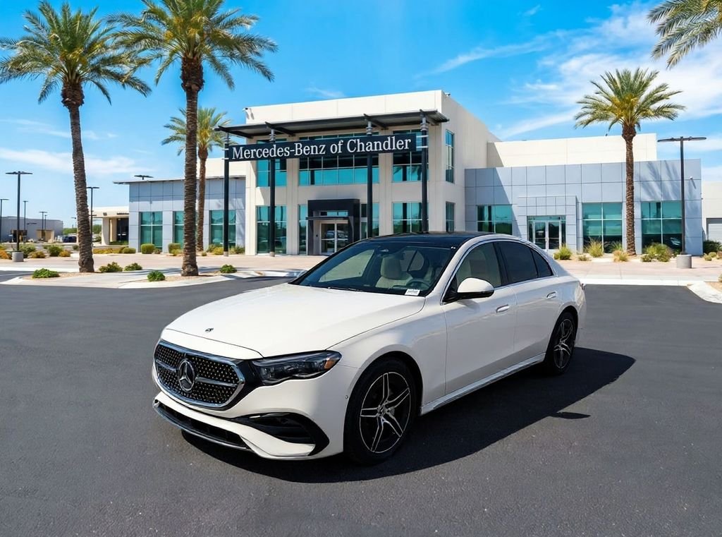 New 2026 Polar White Mercedes-Benz E 350 image 1