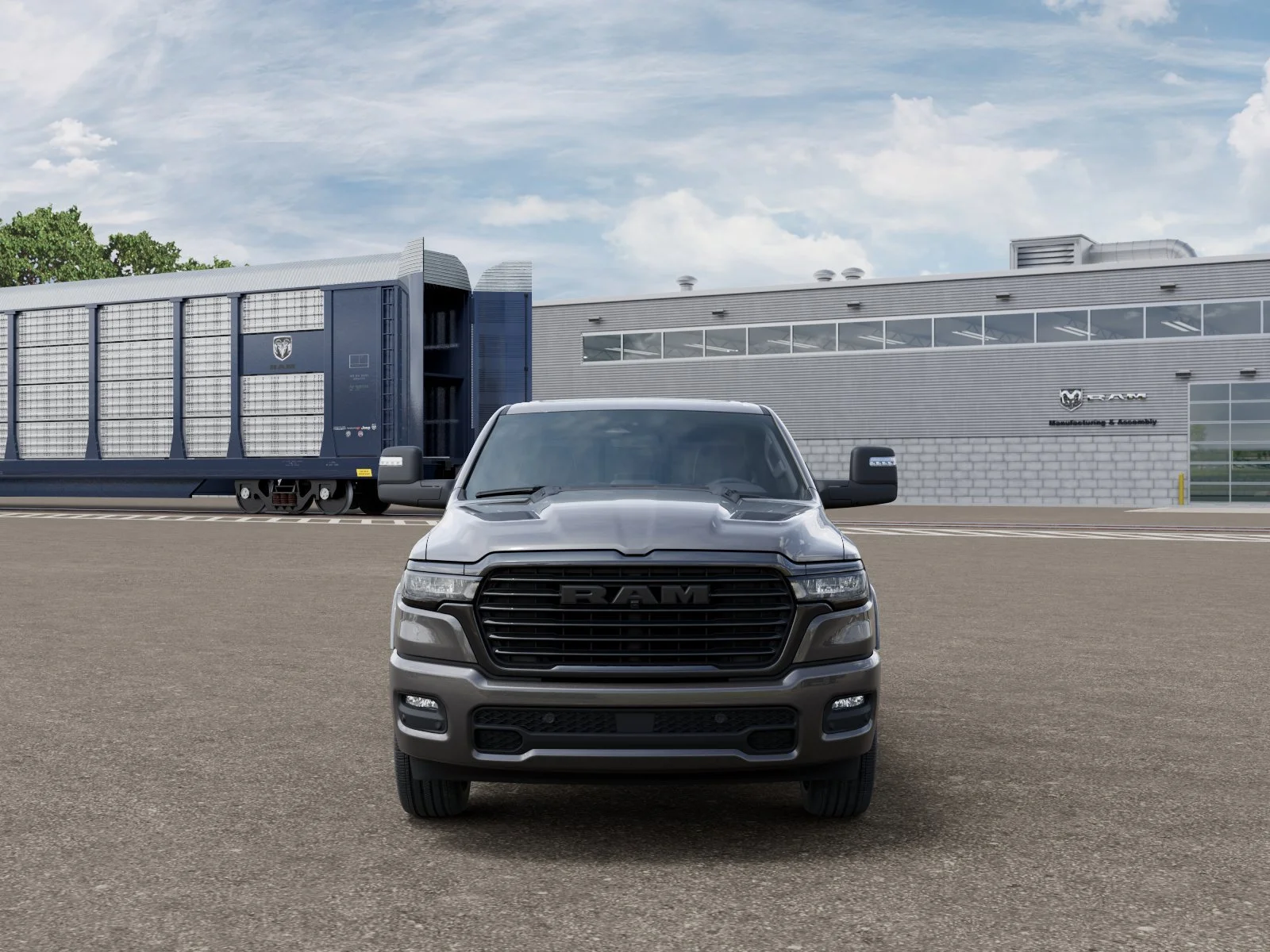 New 2026 Granite Crystal Metallic Clear-Coat Exterior Paint RAM Laramie image 7