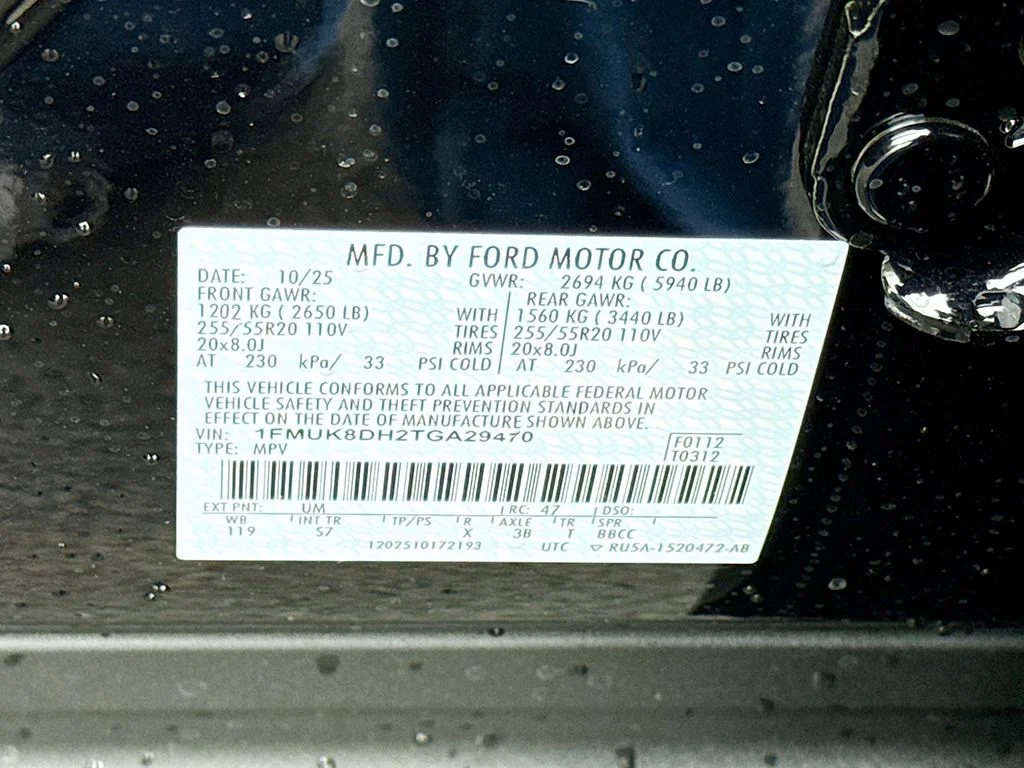 New 2026 Agate Black Metallic Ford Active image 41