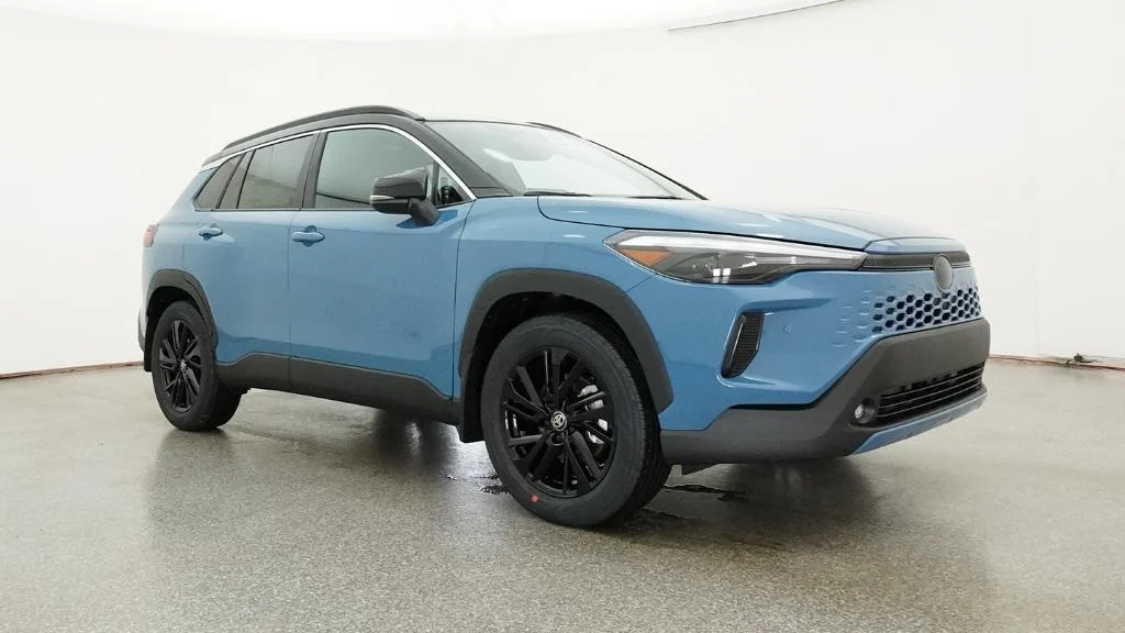 New 2026 Cavalry Blue with Jet Black roof Toyota Hybrid XSE image 56